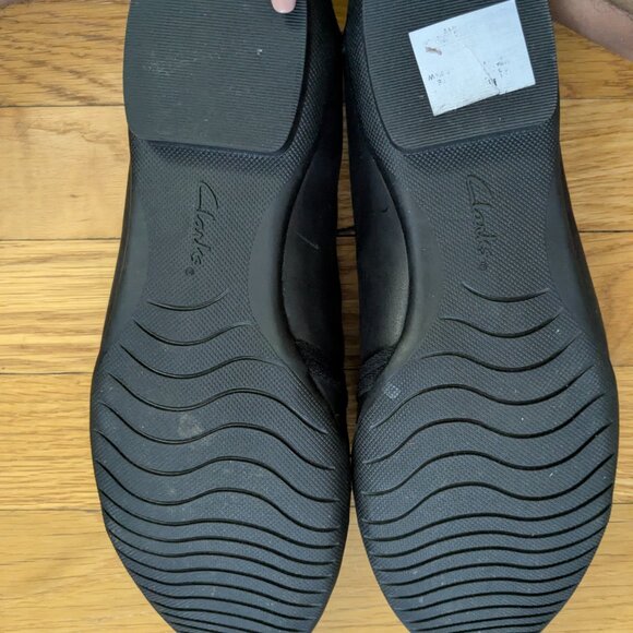 Clarks Leather Ballet Flats 9.5W - Picture 3 of 4